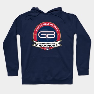 Greenville Braves 1992 Southern League Championship Retro Design Hoodie